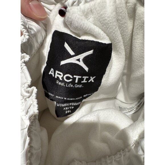 Arctix Women's Lumi Pull Over Fleece Lined Cargo Snow Pants XS 29” Inseam - Picture 6 of 7